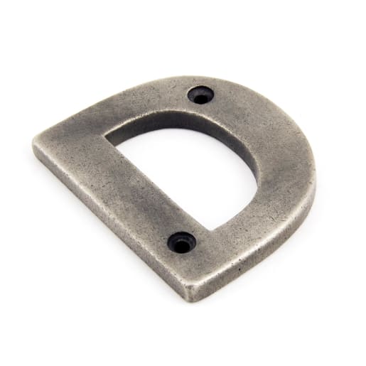 From The Anvil Antique Pewter Letter D