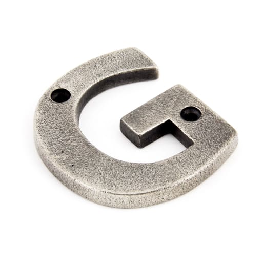 From The Anvil Antique Pewter Letter G