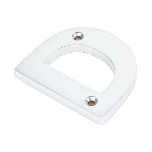From The Anvil Satin Chrome Letter D