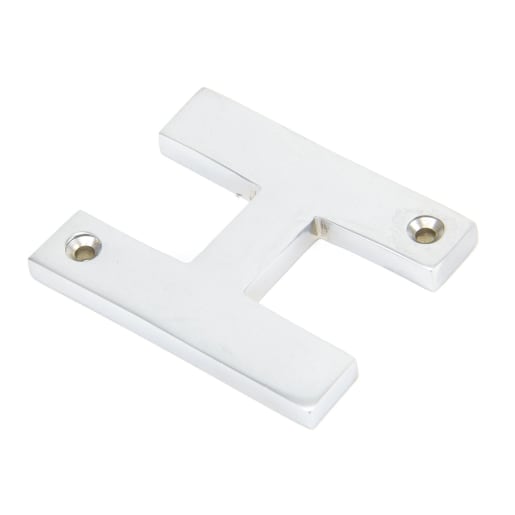 From The Anvil Satin Chrome Letter H