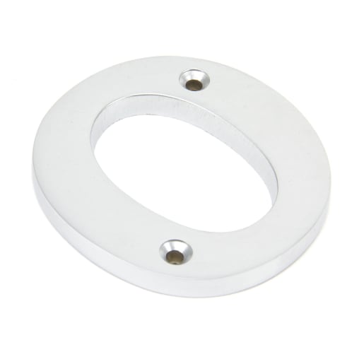 From The Anvil Satin Chrome Letter O