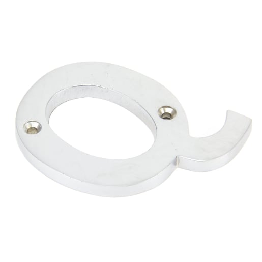 From The Anvil Satin Chrome Letter Q