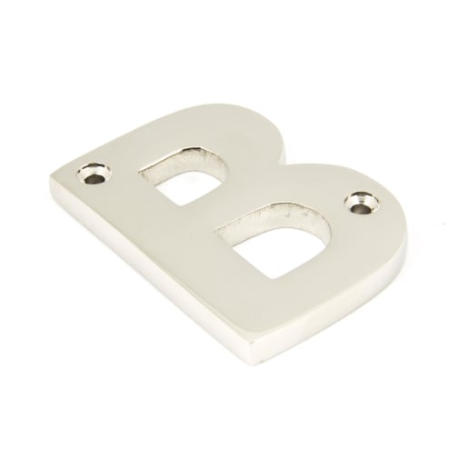 From The Anvil Polished Nickel Letter B