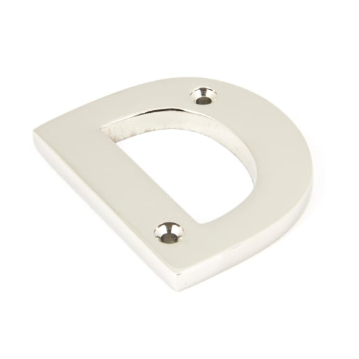 From The Anvil Polished Nickel Letter D
