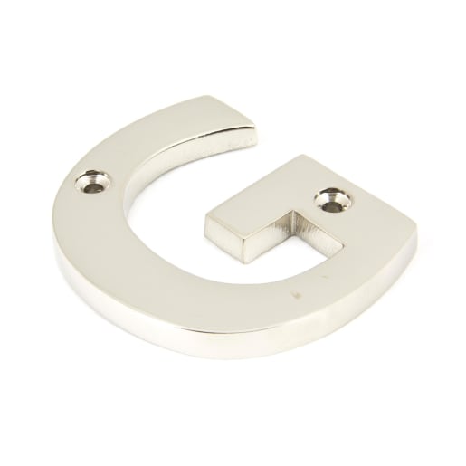From The Anvil Polished Nickel Letter G