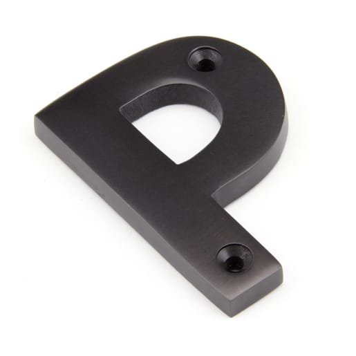 From The Anvil Aged Bronze Letter P