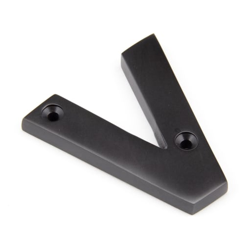 From The Anvil Aged Bronze Letter V