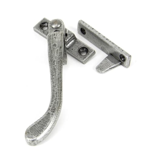From The Anvil Pewter Night-Vent Locking Peardrop Fastener - LH