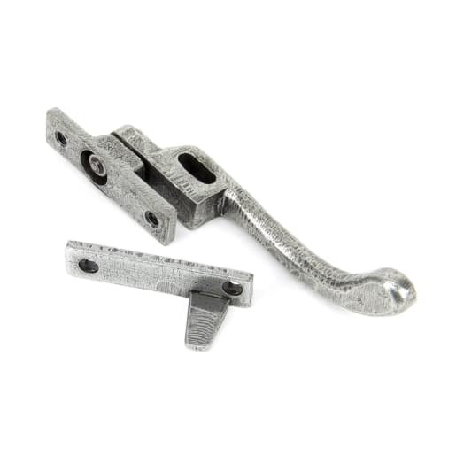From The Anvil Pewter Night-Vent Locking Peardrop Fastener - LH