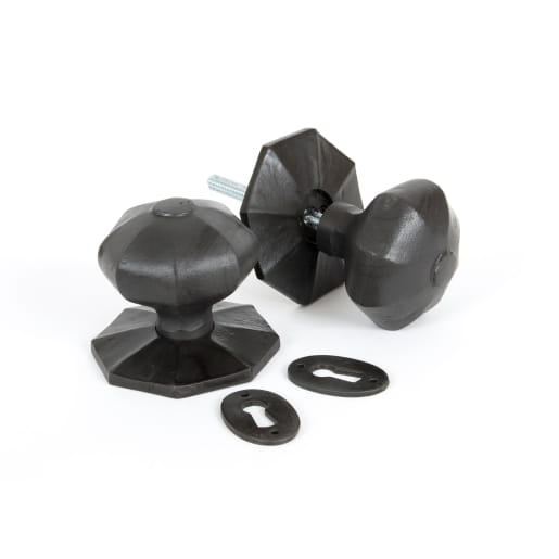 From The Anvil Beeswax Large Octagonal Mortice/Rim Knob Set