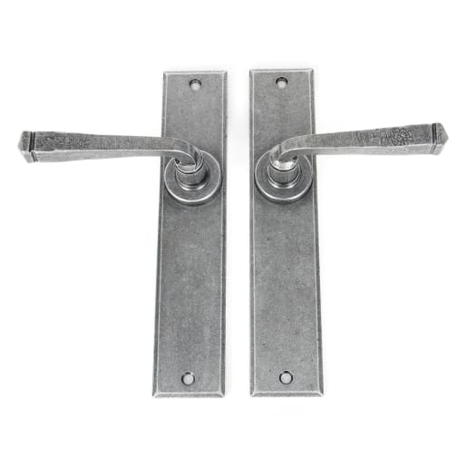 From The Anvil Pewter Large Avon Lever Latch Set