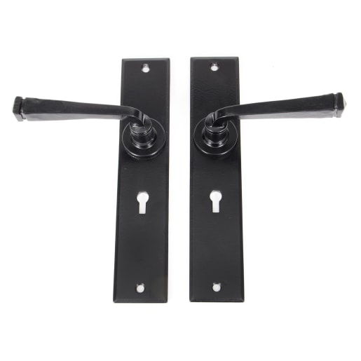 From The Anvil Black Large Avon Lever Lock Set