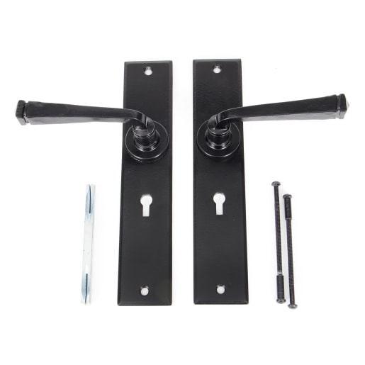 From The Anvil Black Large Avon Lever Lock Set