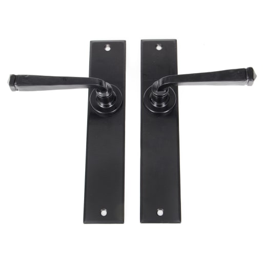 From The Anvil Black Large Avon Lever Latch Set