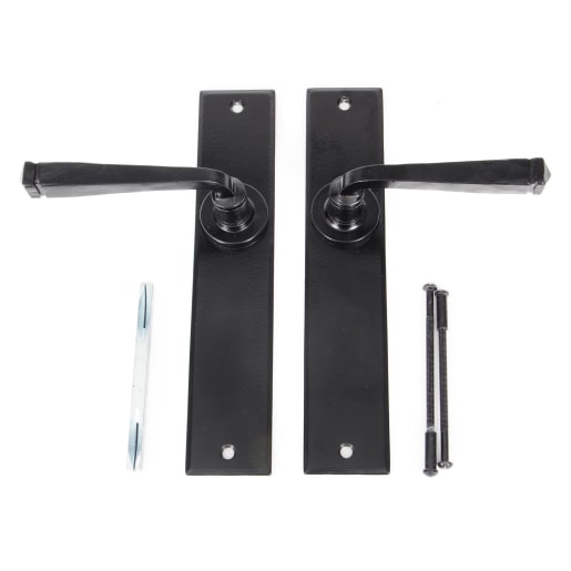 From The Anvil Black Large Avon Lever Latch Set