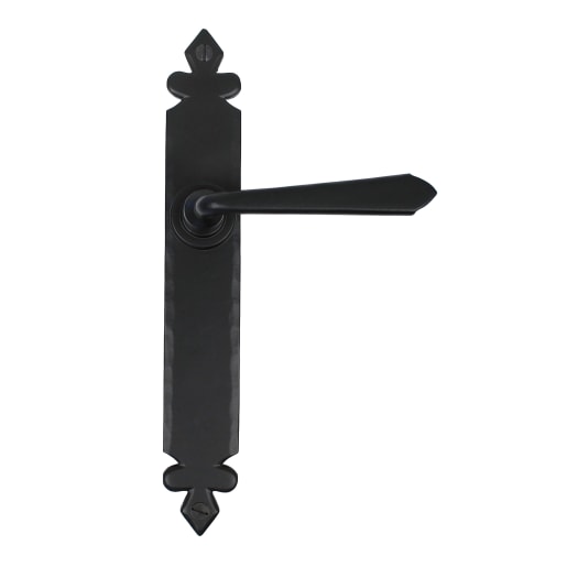 From The Anvil Black Cromwell Lever Latch Set