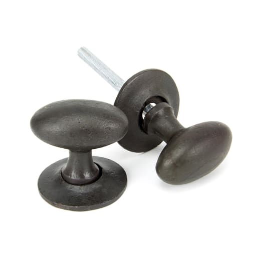 From The Anvil Beeswax Oval Mortice/Rim Knob Set
