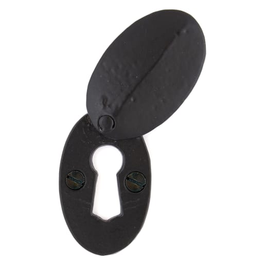 From The Anvil Black Oval Escutcheon & Cover