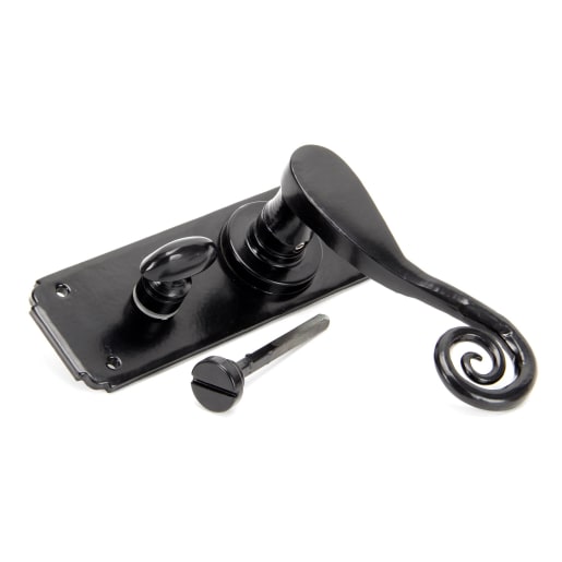 From The Anvil Black Monkeytail Lever Bathroom Set