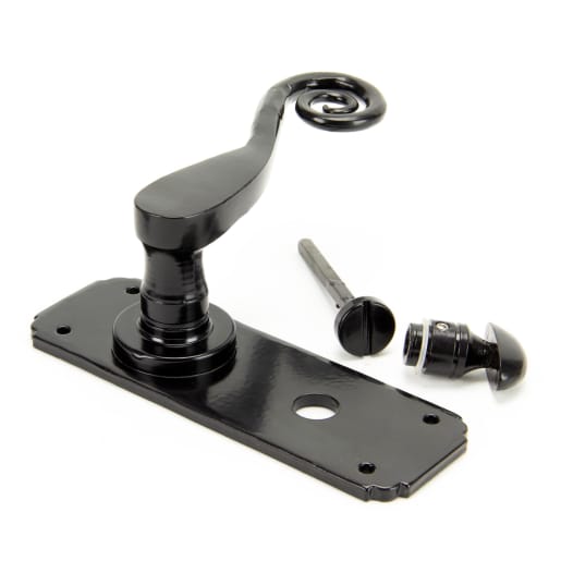 From The Anvil Black Monkeytail Lever Bathroom Set