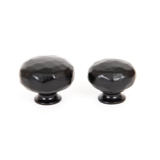 From The Anvil Black Elan Cabinet Knob - Small