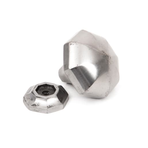 From The Anvil Natural Smooth Octagonal Cabinet Knob - Large