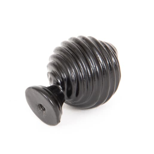 From The Anvil Black Twist Cabinet Knob