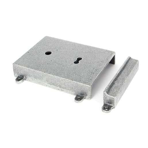 From The Anvil Pewter Rim Lock & Cast Iron Cover