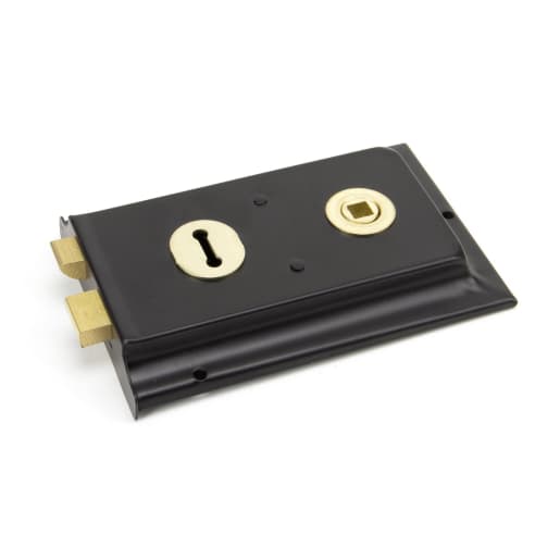 From The Anvil Pewter Rim Lock & Cast Iron Cover