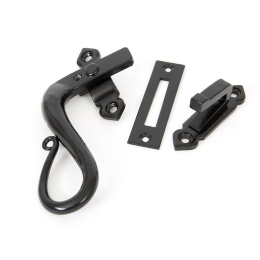 From The Anvil Black Locking Shepherd's Crook Fastener - LH