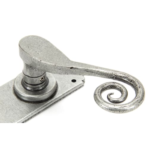 From The Anvil Pewter Monkeytail Lever Lock Set