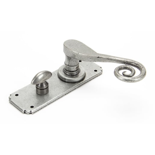 From The Anvil Pewter Monkeytail Lever Bathroom Set