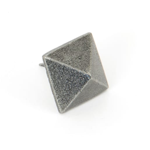 From The Anvil Pewter Pyramid Door Stud - Large