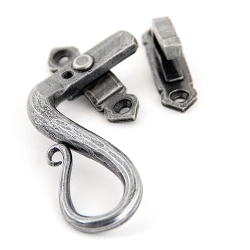 From The Anvil Pewter Locking Shepherd's Crook Fastener - LH