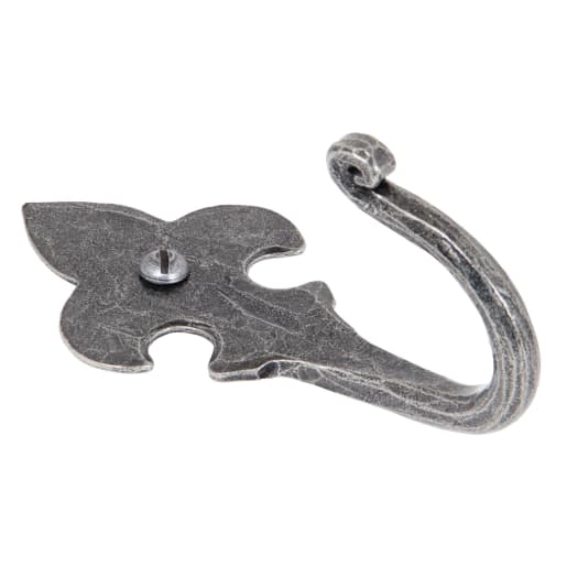 From The Anvil Pewter Fleur-De-Lys Coat Hook