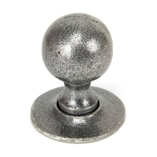 From The Anvil Pewter Round Mortice/Rim Knob Set