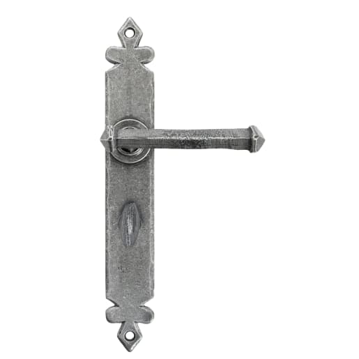 From The Anvil Pewter Tudor Lever Bathroom Set
