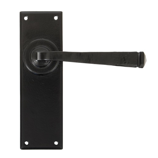 From The Anvil Black Avon Lever Latch Set