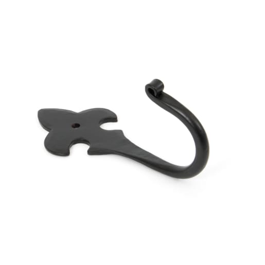 From The Anvil Black Fleur-De-Lys Coat Hook