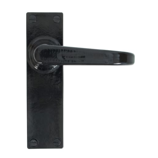 From The Anvil Black Deluxe Lever Latch Set