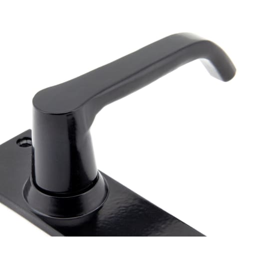 From The Anvil Black Deluxe Lever Latch Set