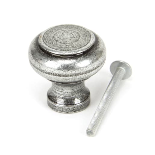 From The Anvil Pewter Regency Cabinet Knob - Small