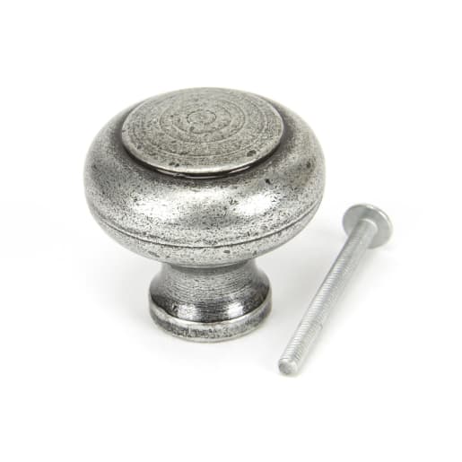 From The Anvil Pewter Regency Cabinet Knob - Large