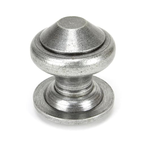 From The Anvil Pewter Regency Centre Door Knob