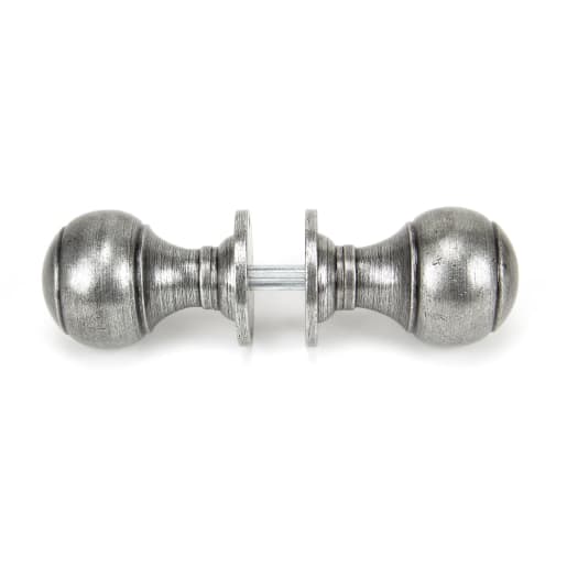 From The Anvil Pewter Regency Mortice/Rim Knob Set