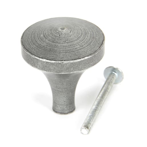 From The Anvil Pewter Shropshire Cabinet Knob - Large