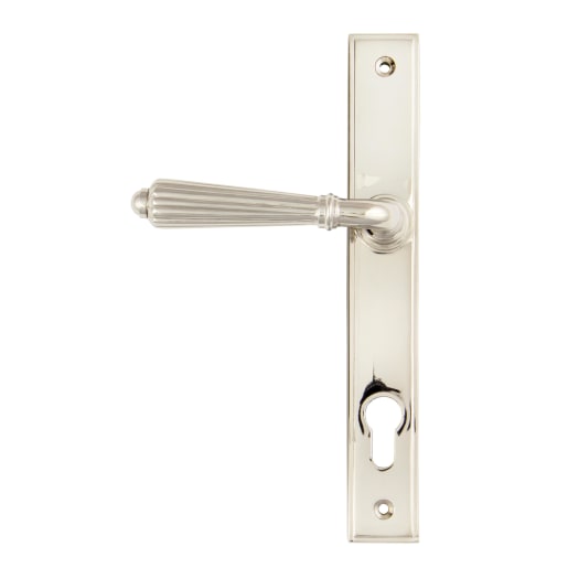 From The Anvil Polished Nickel Hinton Slimline Lever Espag. Lock Set