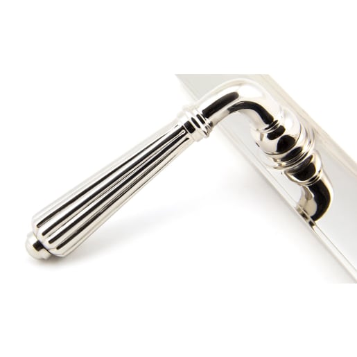 From The Anvil Polished Nickel Hinton Slimline Lever Espag. Lock Set