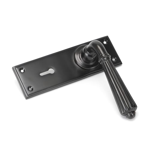 From The Anvil Aged Bronze Hinton Lever Lock Set