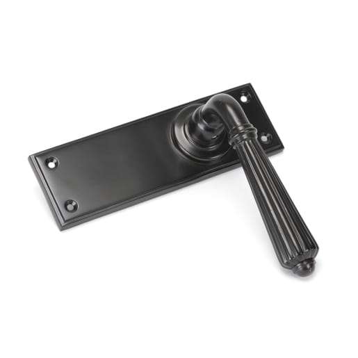 From The Anvil Aged Bronze Hinton Lever Latch Set